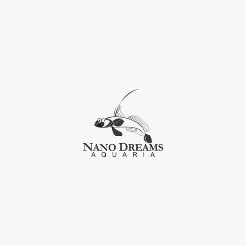 Aquarium design with the title 'Nano Dreams'