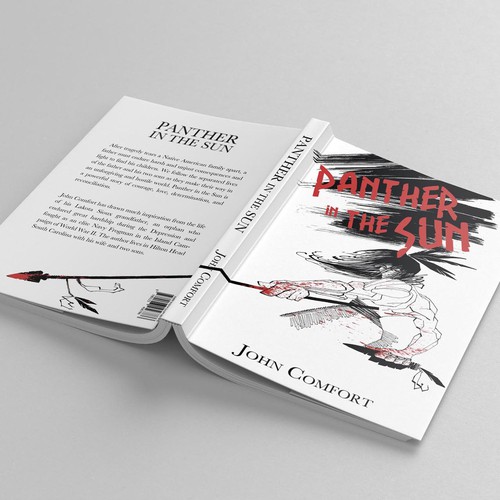 Drawing book cover with the title 'Illustrated book cover'