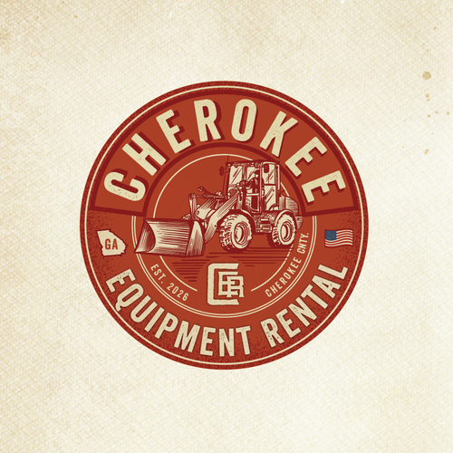 Logo with the title 'vintage logo'