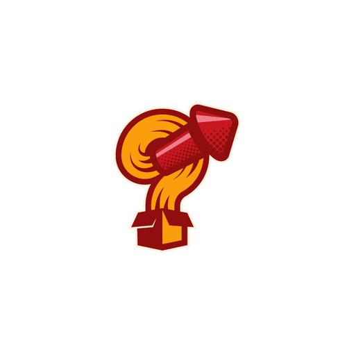 Rocket design with the title 'Got Fireworks'