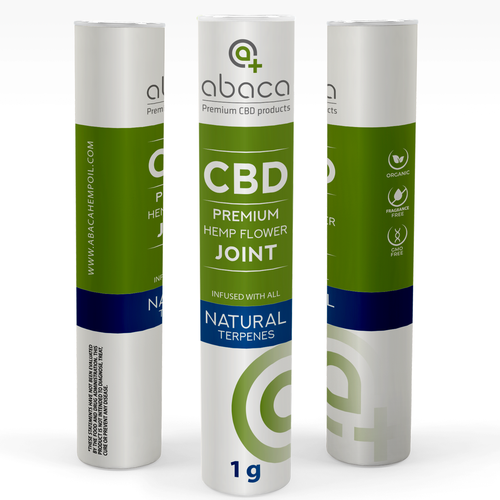 Tube label with the title 'CBD tube'