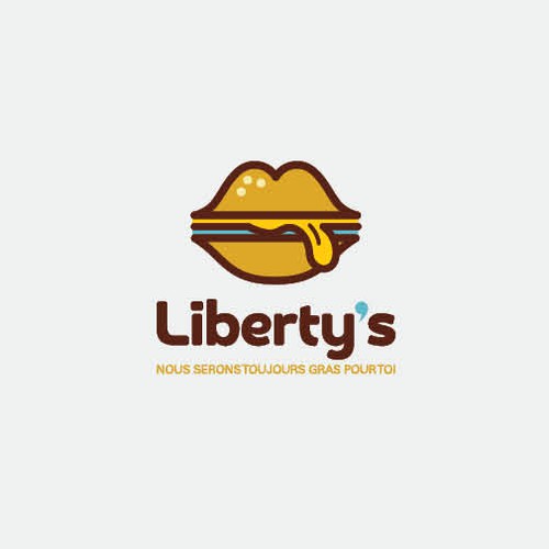 Mouth logo with the title 'Nous serons toujours gras pour toi'