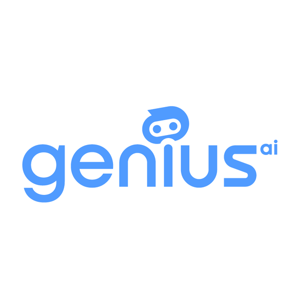 Genius logo with the title 'AI'