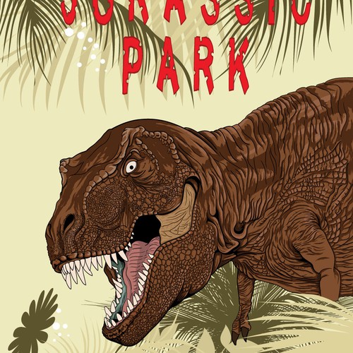 T-rex design with the title 'Dinosaur T-rex'