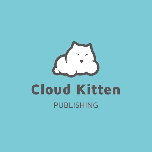 Cute cat logo with the title 'Cloud Kitten'