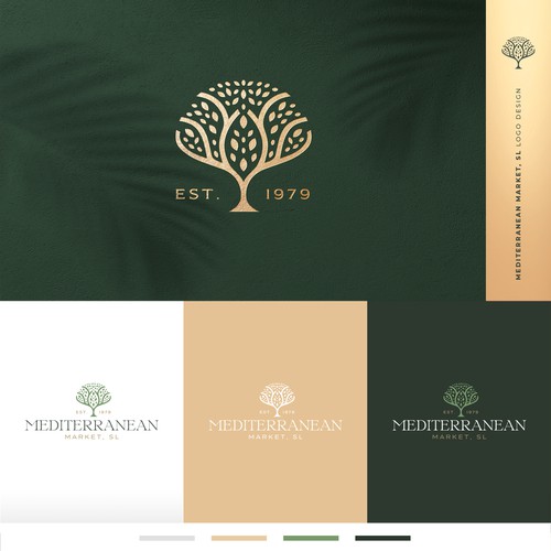 High-end brand with the title 'Mediterranean Market, SL EST. 1979'