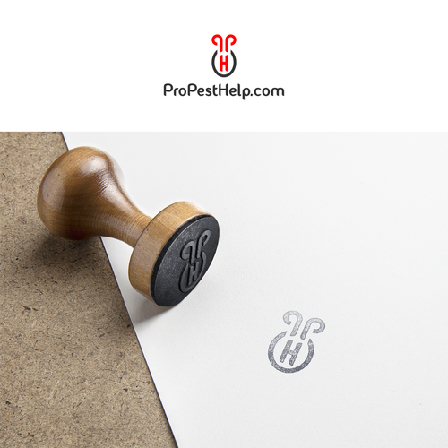Pest control logo with the title 'Minimal concept for ProPestHelp'
