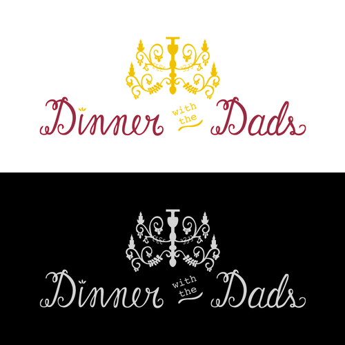 Dinner logo with the title 'Calligraphy logo for dinner'