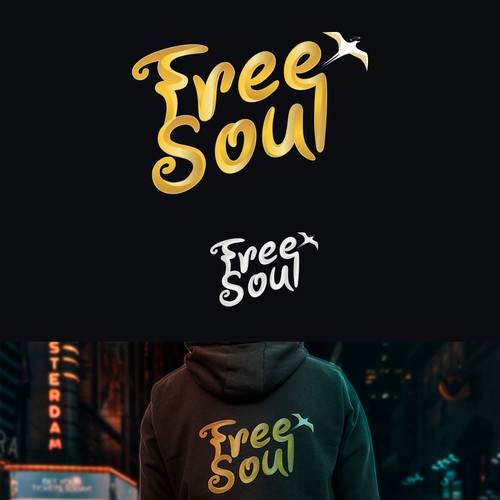 Cap design with the title 'Cool logo that invokes freedom, self expression, and just being oneself'