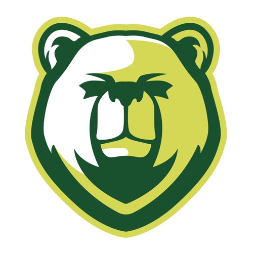 Bear brand with the title 'University Mascot Logo'