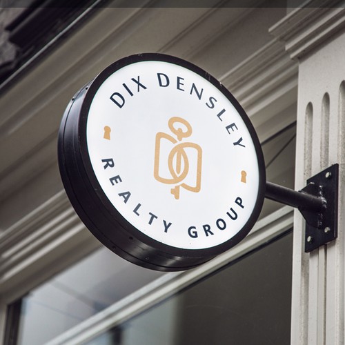 Key design with the title 'Modern Realty Group logo '