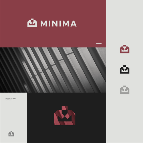 M design with the title 'MINIMA'