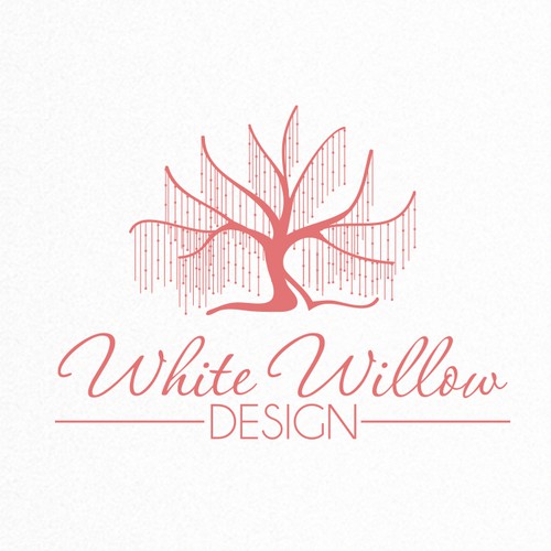 Natural design with the title 'Create an inspiring and fun identity for White Willow Kids - making kids spaces sparkle!'