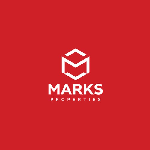 Advanced design with the title 'Marks Properties Logo Design'