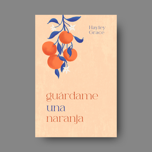 Orange book cover with the title 'guárdame una naranja'