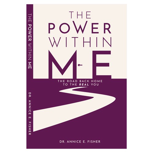 Unique book cover with the title 'book cover design'