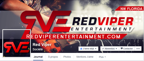 Header design with the title 'RedVIper header For facebook'