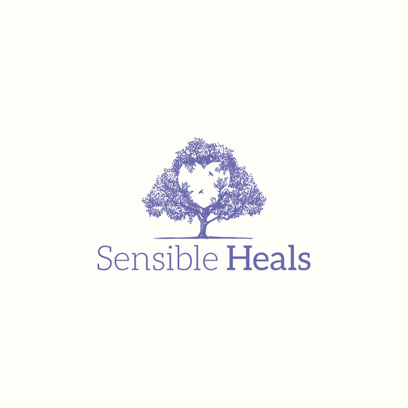 Delicate design with the title 'Logo for Sensible Heals.'