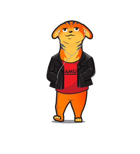 Jacket design with the title 'animal fantasy'