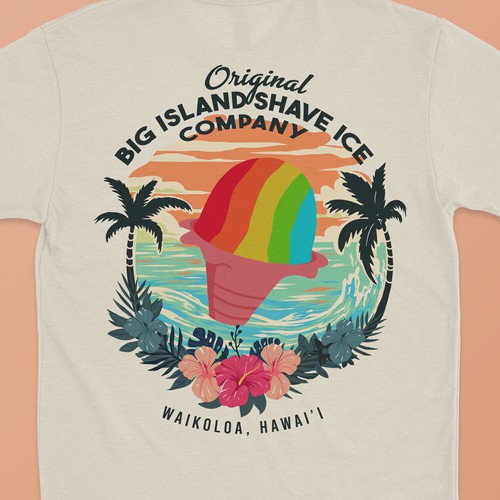 Hawaiian design with the title 'OBISIC shirt '