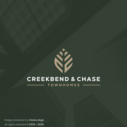 Cc logo with the title 'Creekbend & Chase Townhomes'