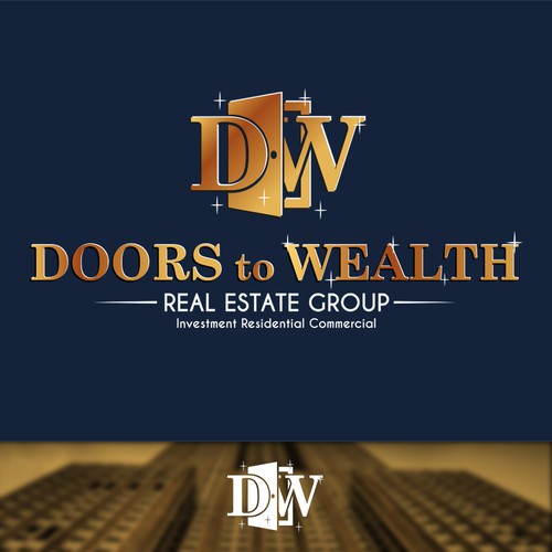 Door logo with the title 'Logo for a Powerhouse realty team'