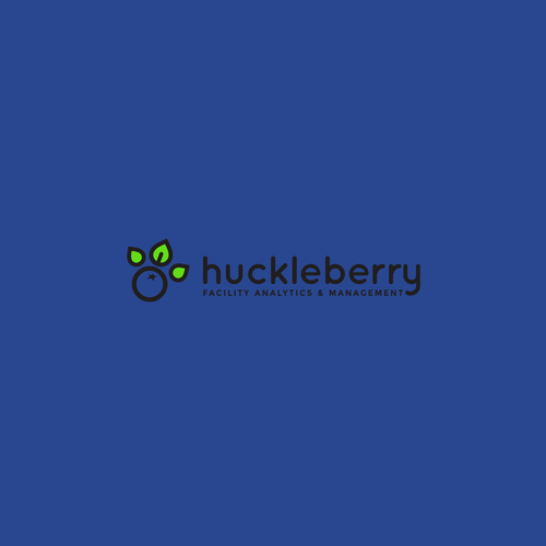 Round logo with the title 'Huckleberry'