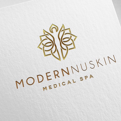 Brand logo with the title 'Modern Logo Design'