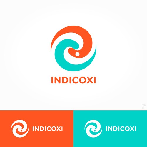 Coral design with the title 'Indicoxi - Logo'