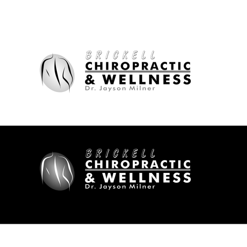 Spine logo with the title 'Brickell Chiropractic and Wellness needs a new logo'