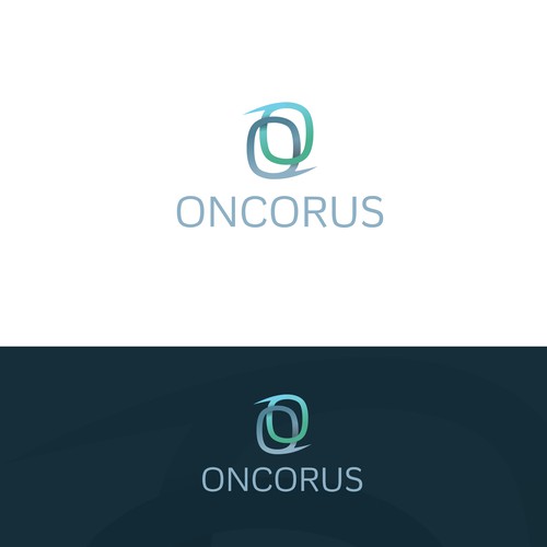 Scientific design with the title 'Oncorus logo'