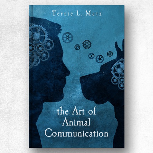 Modern book cover with the title 'The art of animal communication'