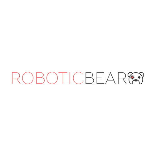 Robotics logo with the title 'Robotic Bear for a Music Licensing Company'