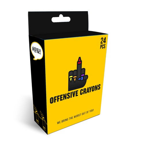 Bold packaging with the title 'Offensive packaging'