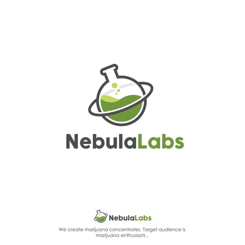 Solar system logo with the title 'Nebula'