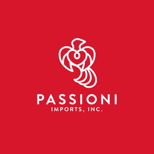 Marriage design with the title 'Logo Design for Passioni Imports Inc'