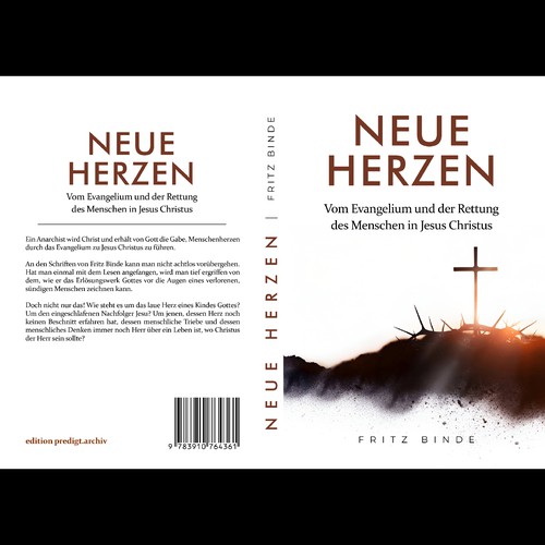 Paperback book cover with the title 'Neue Herzen'