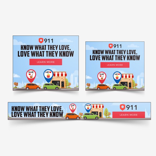 Google Ads design with the title 'Vector Google Banner Ads'