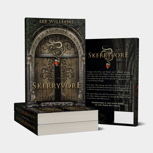 Gothic design with the title 'Dark Fantasy cover '