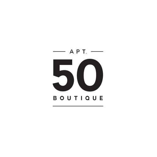 Shopping logo with the title 'Apt. 50 Boutique'