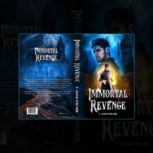 Urban fantasy book cover with the title 'Urban Fantasy Book Cover'