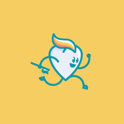 Friendly brand with the title 'Kids Dentist'