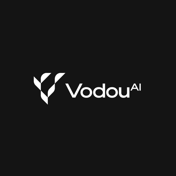 Voodoo logo with the title 'Vodou AI Logo'