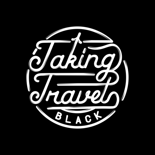 Bright logo with the title 'Taking Travel Black'