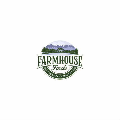 Market logo with the title 'Farm House Foods Local's Market'