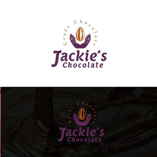 Pure logo with the title 'logo for handmade chocolate'