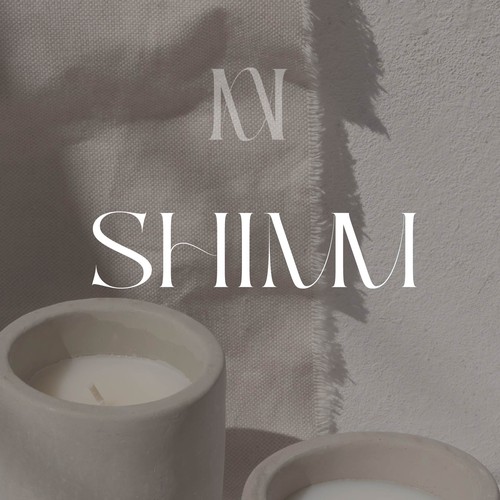 Candle logo with the title 'Organic food candles logo'