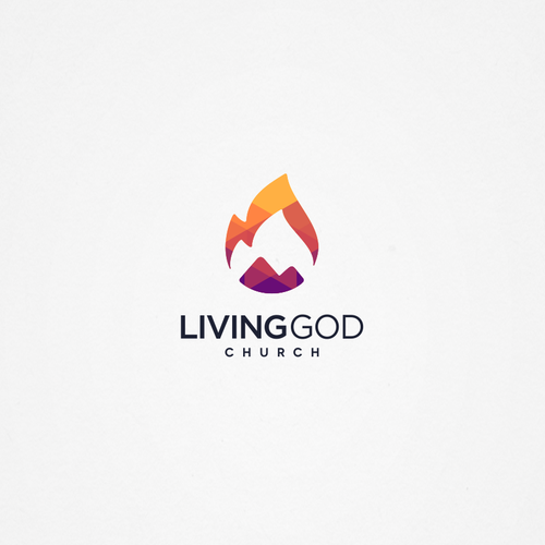 Church logo with the title 'Logo for Living God Church'