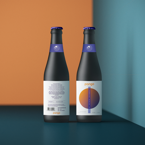 Contemporary label with the title 'Bold Design for Beer Label '