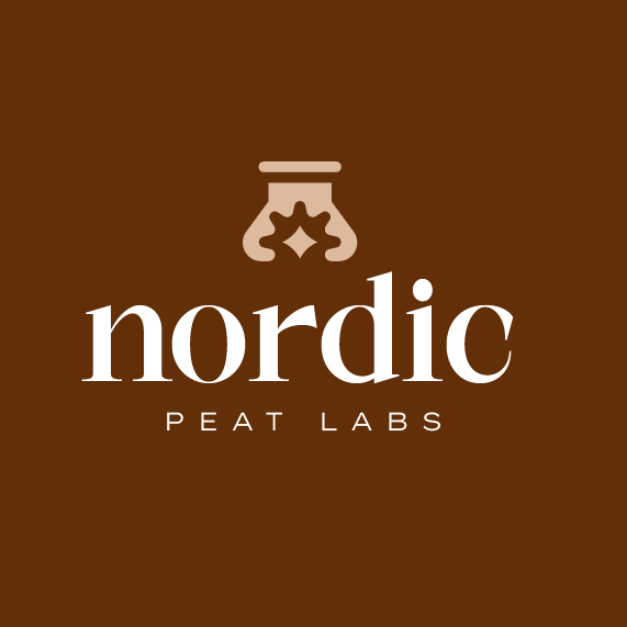 Lab design with the title 'Nordic Peat Labs'